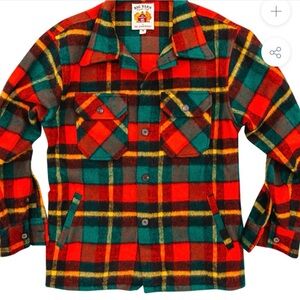 NWT Kiel James Patrick KjP Big Barn Manchester Flannel Coat XL